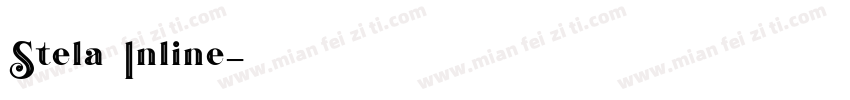 Stela Inline字体转换